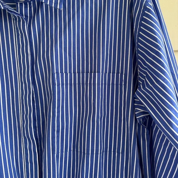 pistola Amelie Ultramarine Striped Shorts Romper One piece. Size Small NWT - Picture 7 of 13